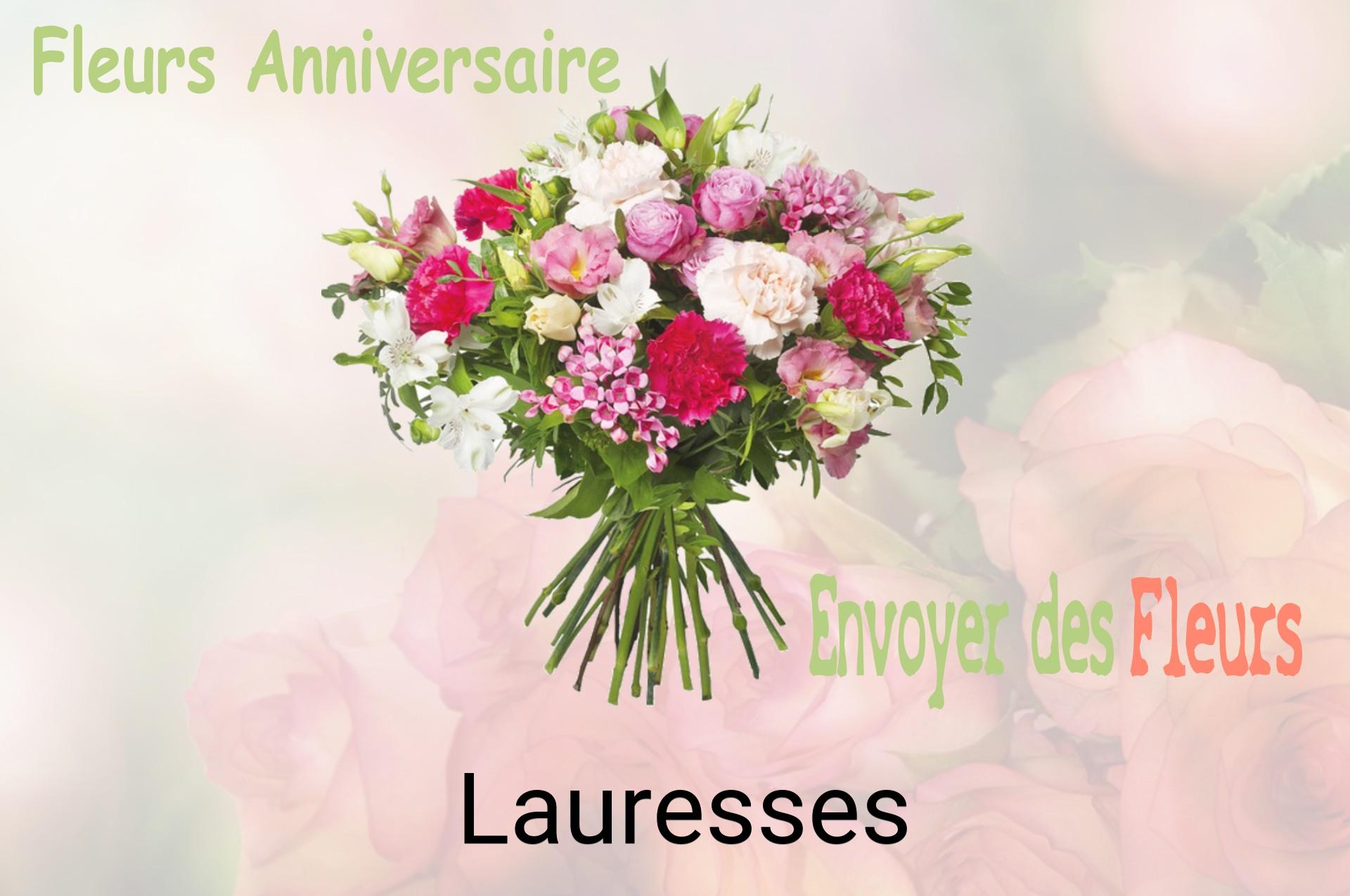 Bouquet de fleurs d’anniversaire livré à Lauresses